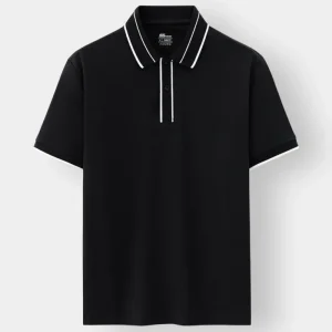 Áo polo nam màu đen cao cấp